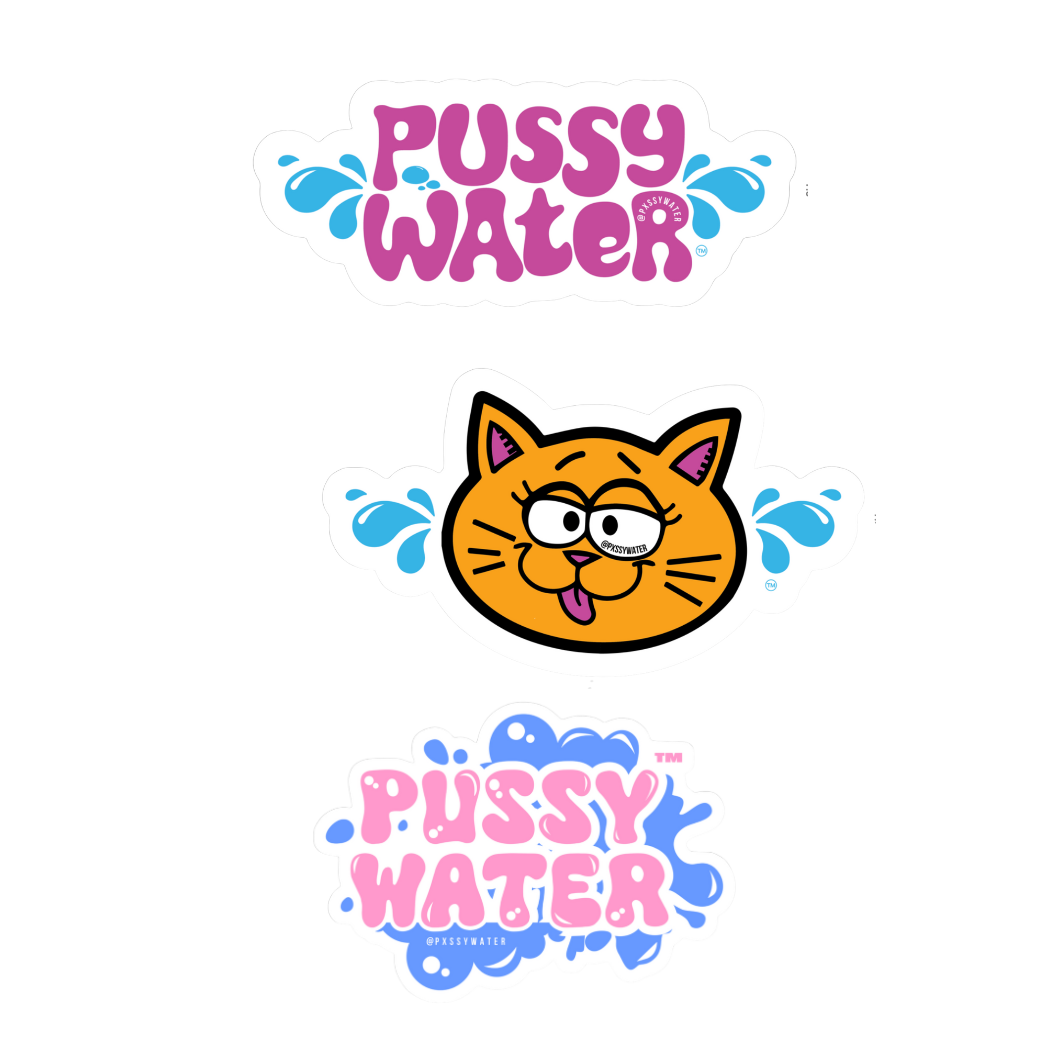 Pxssy Water Sticker Pack (2024)