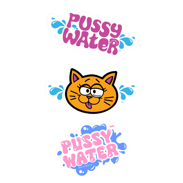 Pxssy Water Sticker Pack (2024)